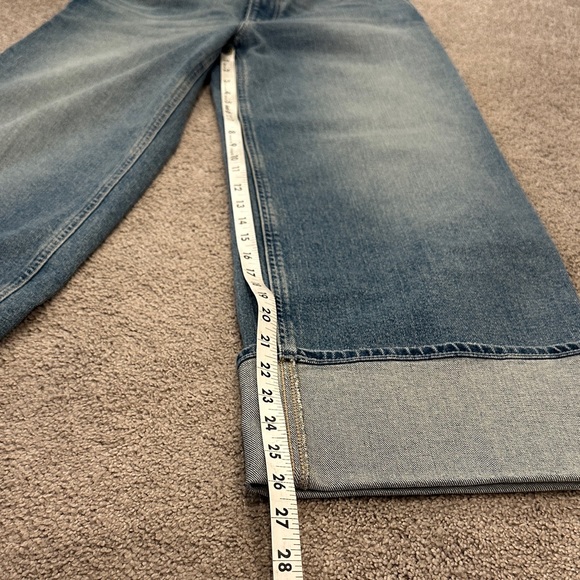 Paige Sasha Cuffed Light-Mid Wash Jeans - Picture 8 of 11